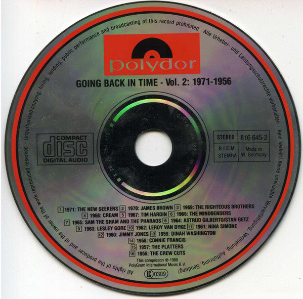 Various : Going Back In Time - Volume 2 1971-1956 (CD, Comp)