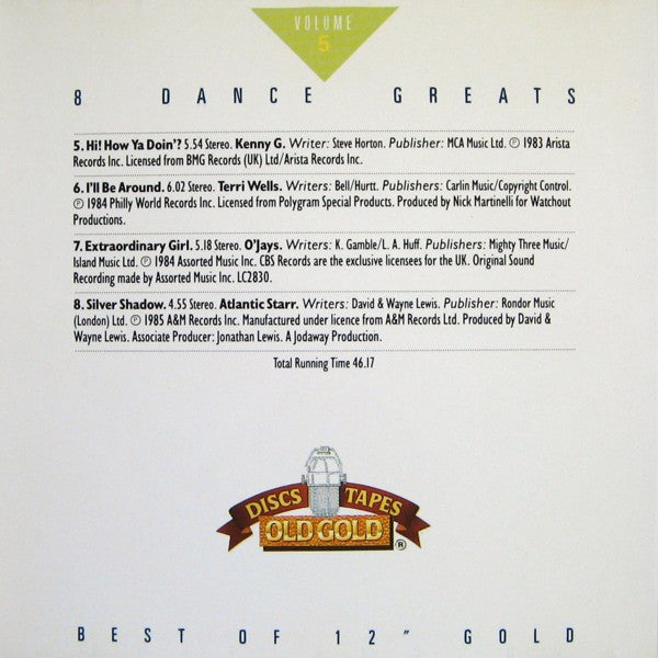 Various : Best Of 12 Inch Gold (Volume 5) (CD, Comp)