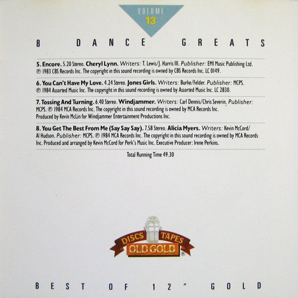 Various : Best Of 12 Inch Gold (Volume 13) (CD, Comp)