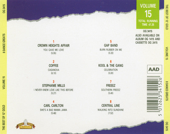 Various : Best Of 12 Inch Gold (Volume 15) (CD, Comp)