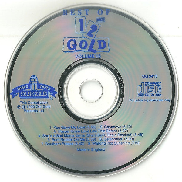 Various : Best Of 12 Inch Gold (Volume 15) (CD, Comp)