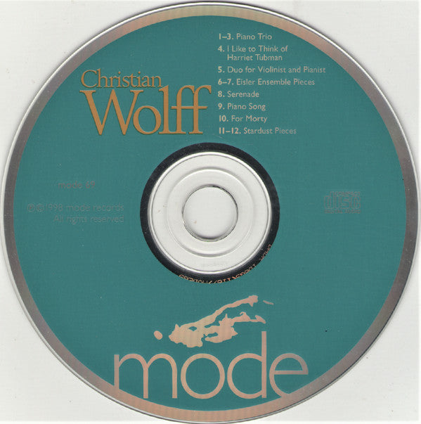 Christian Wolff - The Barton Workshop : I Like To Think Of Harriet Tubman (CD, Album)