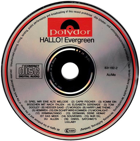 Various : Hallo! Evergreen (CD, Comp)