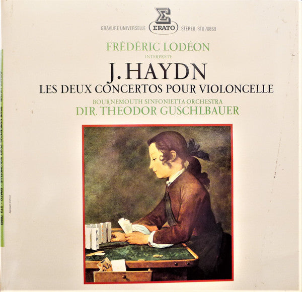 Joseph Haydn - Frédéric Lodéon, Bournemouth Sinfonietta, Theodor Guschlbauer : Les Deux Concertos Pour Violoncelle (LP)