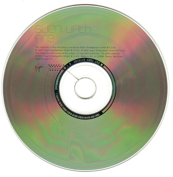 Sven Väth : Fire (CD, Album)