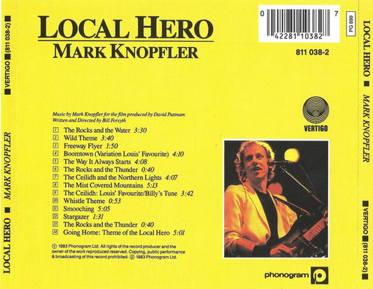 Mark Knopfler : Local Hero (CD, Album)