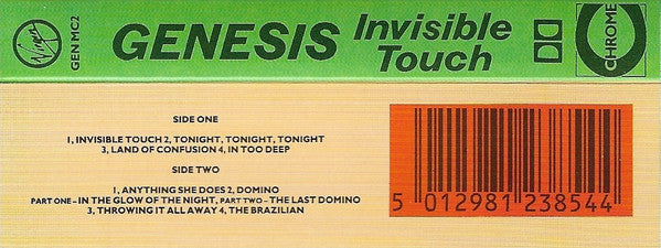 Genesis : Invisible Touch (Cass, Album)