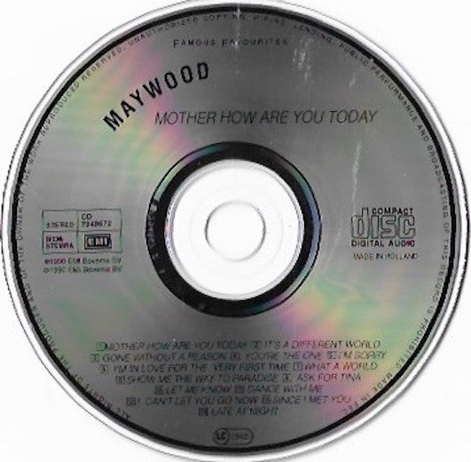 Maywood : Mother How Are You Today (CD, Comp)