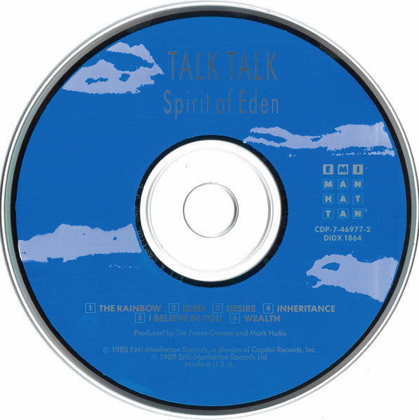 Talk Talk : Spirit Of Eden (CD, Album, SRC)
