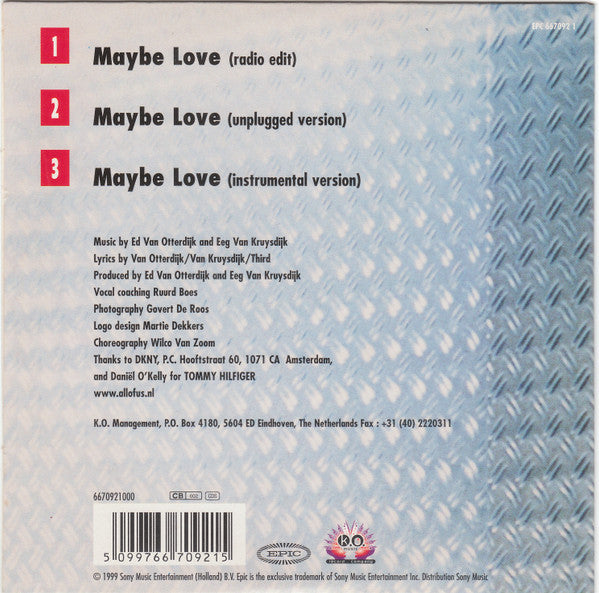 All Of Us (3) : Maybe Love (CD, Maxi)