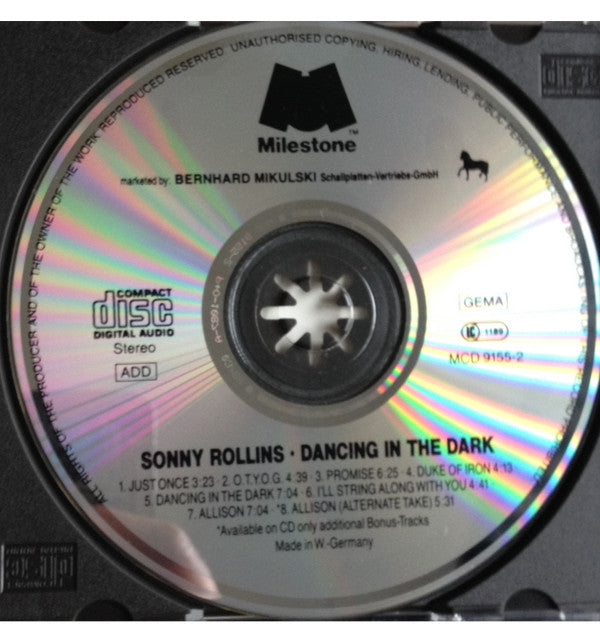 Sonny Rollins : Dancing In The Dark (CD, Album)