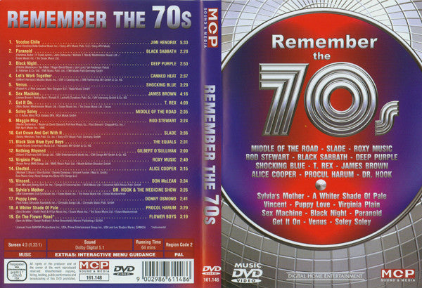Various : Remember The 70s (2xDVD-V, PAL + Box)
