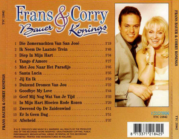 Frans Bauer & Corry Konings : Frans Bauer & Corry Konings (CD, Album)