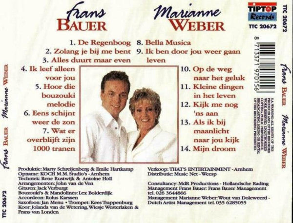 Frans Bauer & Marianne Weber : Frans Bauer & Marianne Weber (CD, Album)