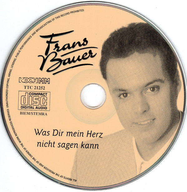 Frans Bauer : Was Dir Mein Herz Nicht Sagen Kann (CD, Album)