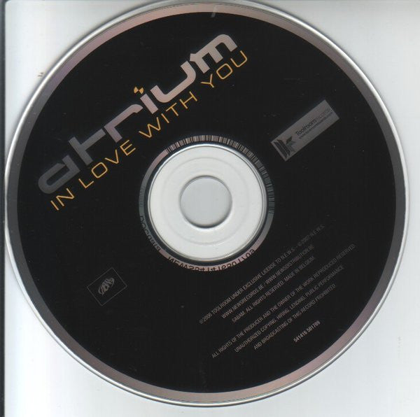 Atrium (3) : In Love With You (CD, Maxi)