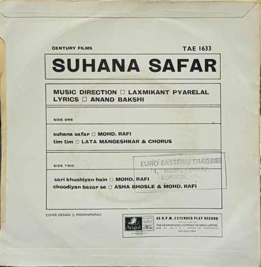 Laxmikant-Pyarelal : Suhana Safar (7", EP)