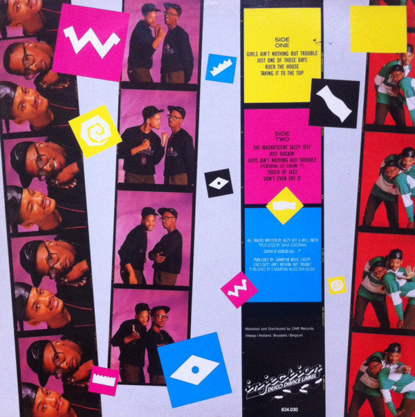 DJ Jazzy Jeff & The Fresh Prince : Rock The House (LP, Album)