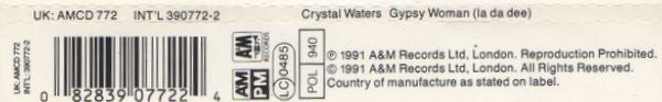 Crystal Waters : Gypsy Woman (La Da Dee) (CD, Single)