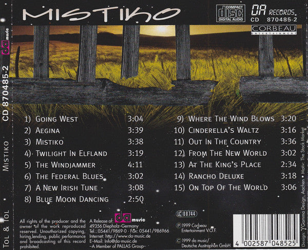 Tol & Tol : Mistiko (CD, Album)