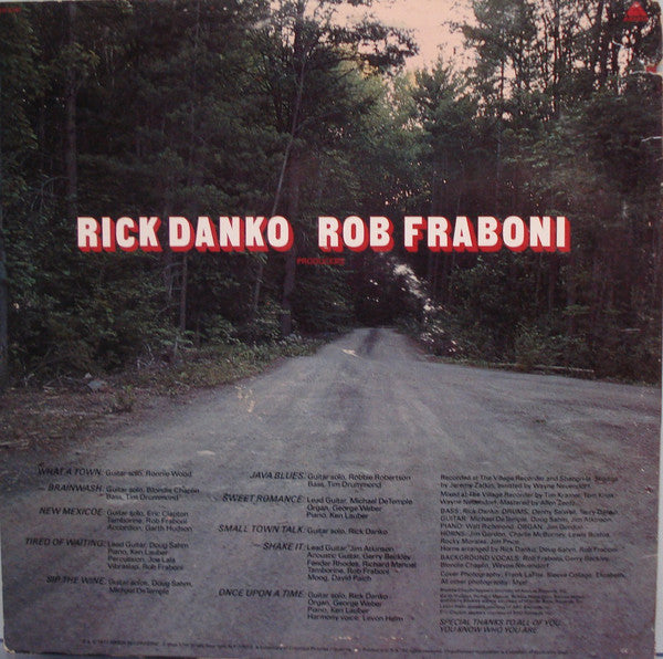 Rick Danko : Rick Danko (LP, Album, San)