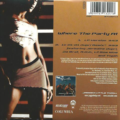 Jagged Edge (2) : Where The Party At (CD, Single, Car)