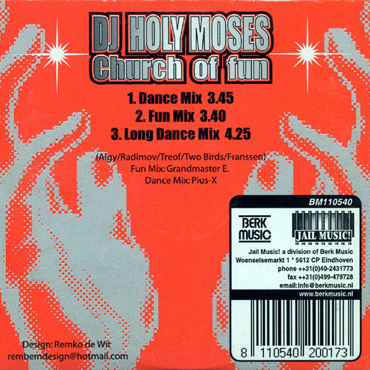 DJ Holy Moses : Church Of Fun (CD, Single)