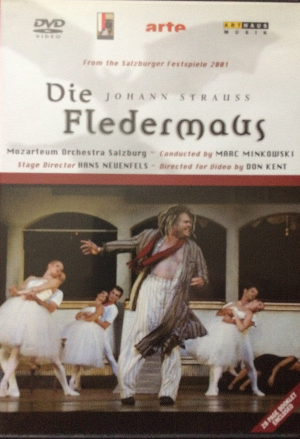Johann Strauss Jr. - Marc Minkowski : Die Fledermaus (Salzburger Festspiele 2001) (DVD-V, PAL)