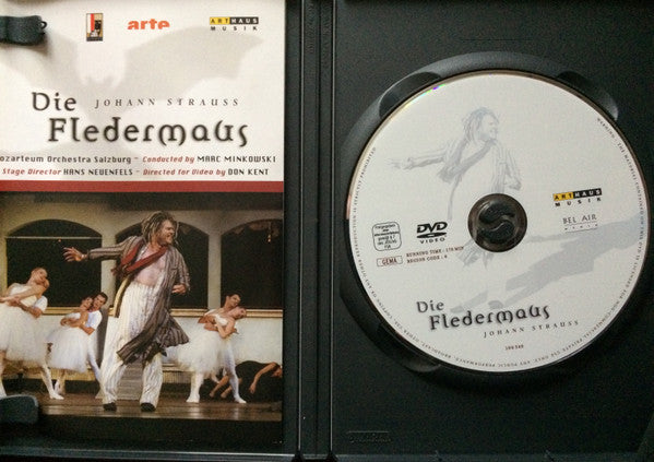 Johann Strauss Jr. - Marc Minkowski : Die Fledermaus (Salzburger Festspiele 2001) (DVD-V, PAL)