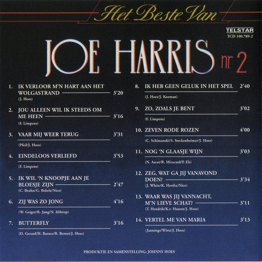 Joe Harris (4) : Het Beste Van Joe Harris - Nr. 2 (CD, Comp)