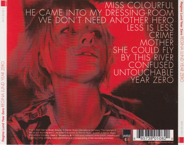 Regina Lund : Year Zero (CD, Album)