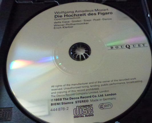 Wolfgang Amadeus Mozart, Wiener Philharmoniker, Wiener Staatsopernchor, Erich Kleiber, Alfred Poell ∙ Lisa Della Casa ∙ Hilde Güden ∙ Cesare Siepi ∙ Murray Dickie, Fernando Corena : Die Hochzeit Des Figaro - Opernquerschnitt (CD, Album)
