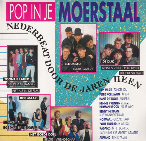 Various : Pop In Je Moerstaal (2xLP, Comp)
