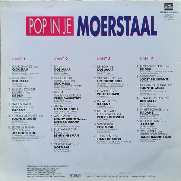 Various : Pop In Je Moerstaal (2xLP, Comp)