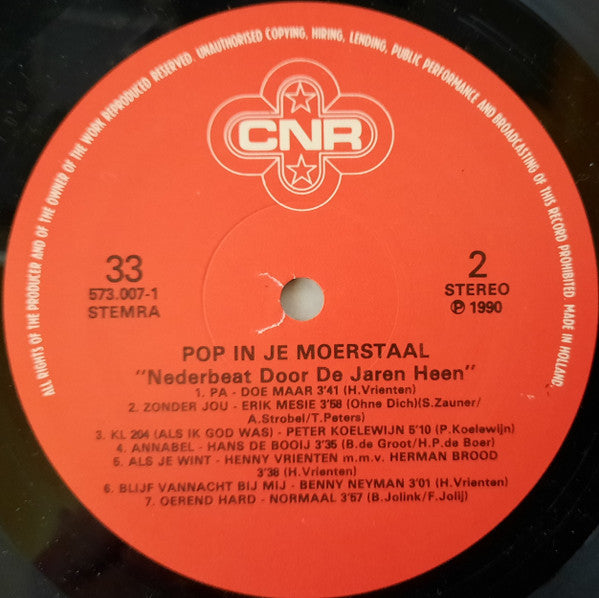 Various : Pop In Je Moerstaal (2xLP, Comp)