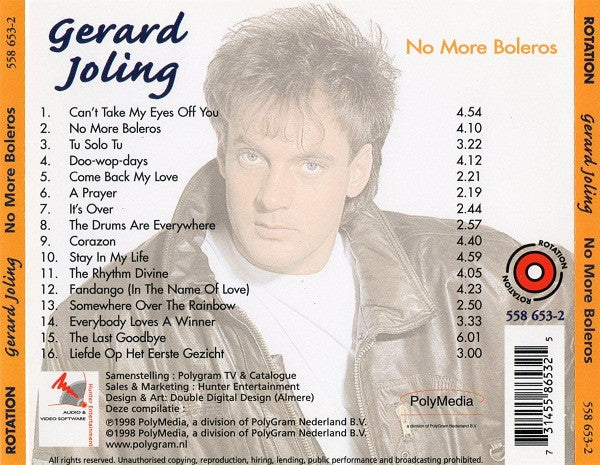 Gerard Joling : No More Boleros (CD, Comp, RP)