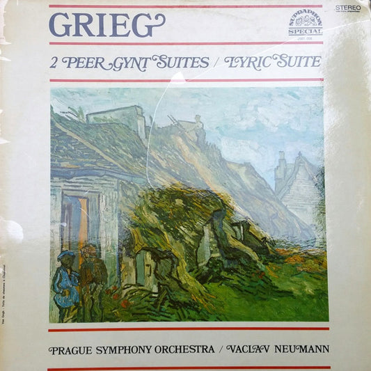 Edvard Grieg - The Prague Symphony Orchestra, Václav Neumann :  2 Peer Gynt Suites / Lyric Suite (LP)