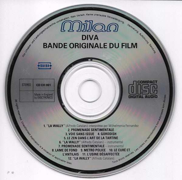 Vladimir Cosma : Diva (Bande Originale Du Film) (CD, Album)