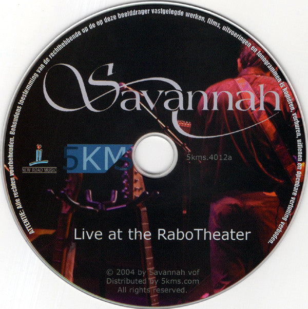 Savannah (21) : Live At The Rabo Theater (DVD-V, PAL)