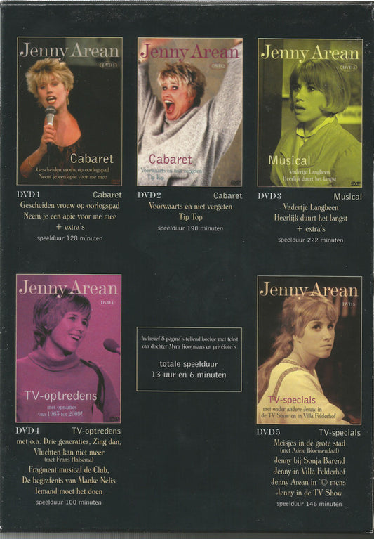 Jenny Arean : Jenny Door De Jaren Heen (5xDVD-V, PAL + Box)
