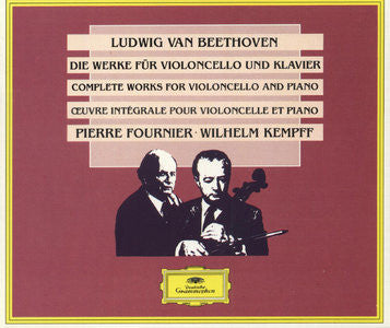 Ludwig van Beethoven, Pierre Fournier, Wilhelm Kempff : Die Werke Für Violoncello Und Klavier = Complete Works For Violoncello And Piano = Oeuvre Intégrale Pour Violoncelle Et Piano (2xCD, RE)