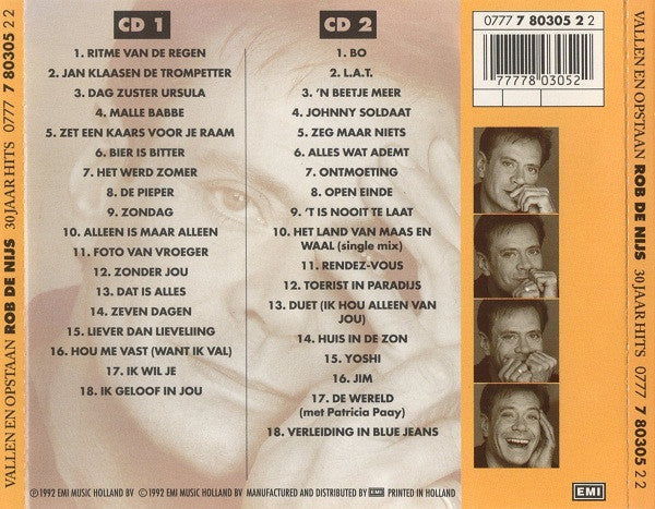 Rob de Nijs : Vallen En Opstaan - 30 Jaar Hits (2xCD, Comp)