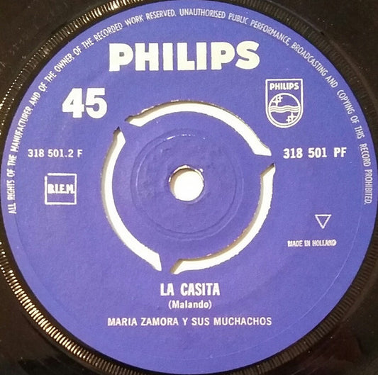 Maria Zamora Y Sus Muchachos : Sucu Sucu / La Casita (7")