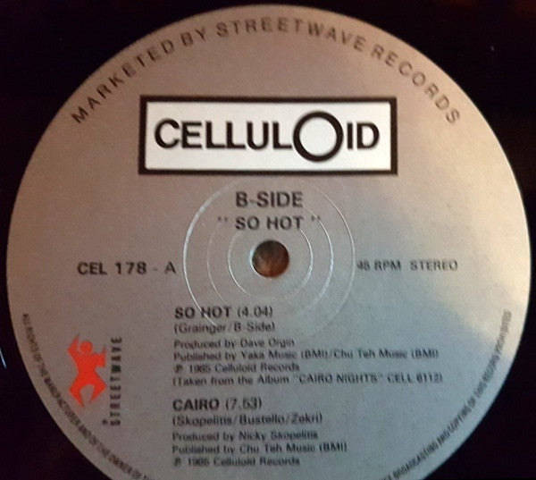 B-Side : So Hot / Cairo (12")