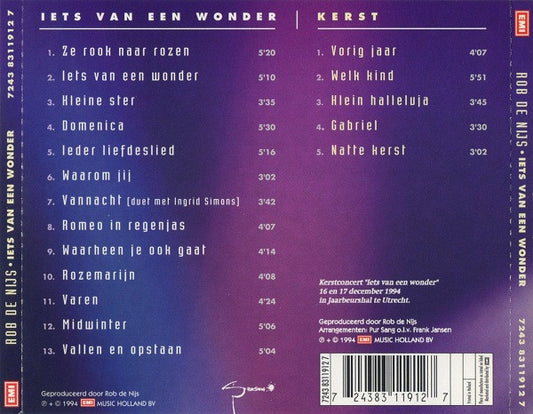 Rob de Nijs : Iets Van Een Wonder (2xCD, Album, Ltd)