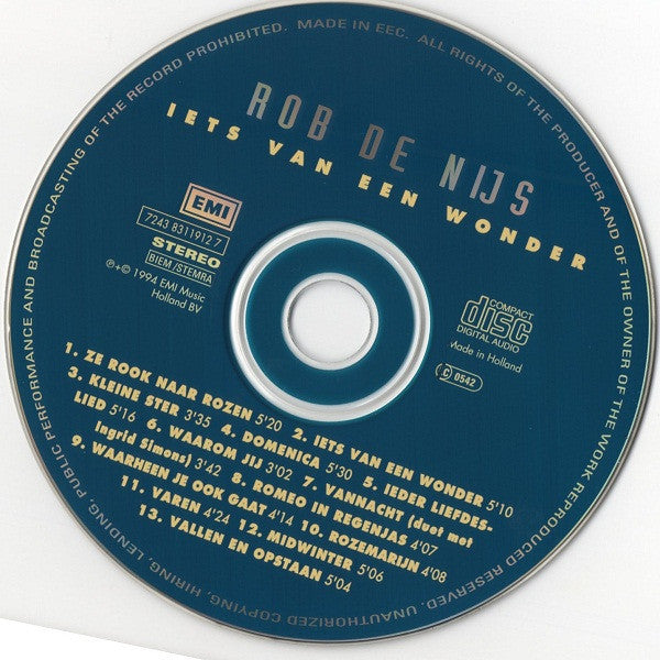 Rob de Nijs : Iets Van Een Wonder (2xCD, Album, Ltd)