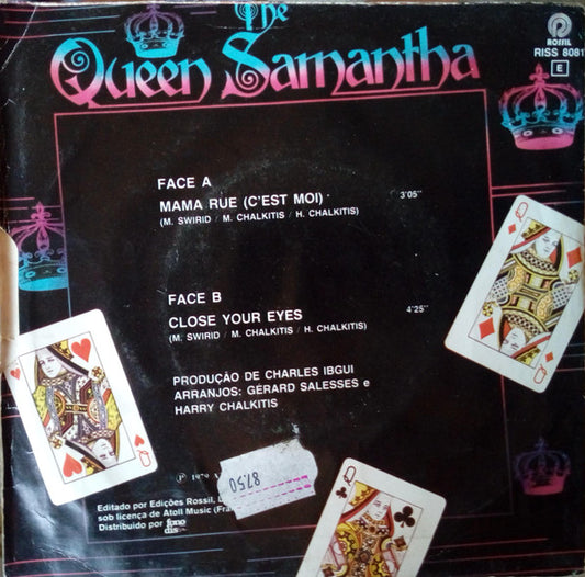 Queen Samantha : Mama Rue (C'est Moi) (7", Single)
