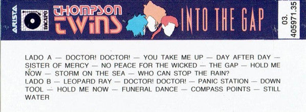 Thompson Twins : Into The Gap (Includes Bonus Album Of Extended Remixes)  (Cass, Album, S/Edition, Dou)