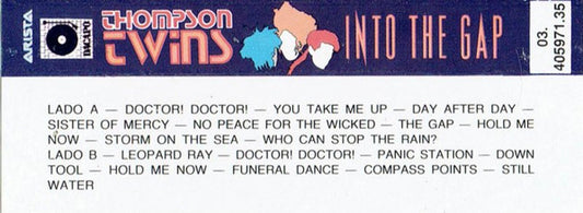 Thompson Twins : Into The Gap (Includes Bonus Album Of Extended Remixes)  (Cass, Album, S/Edition, Dou)