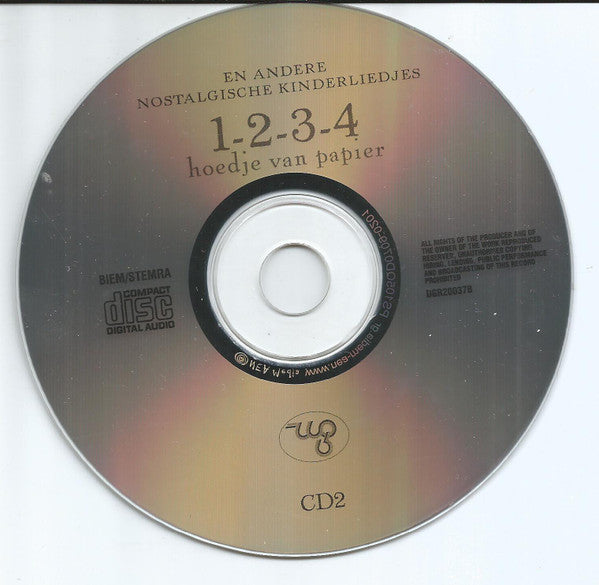 Various : 1-2-3-4 Hoedje Van Papier (2xCD, Comp)